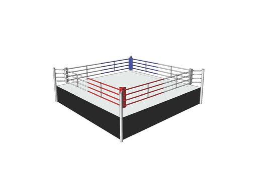 Boxing Ring Standard 6m x 6m 3D Symbol for Vectorworks or AutoCAD